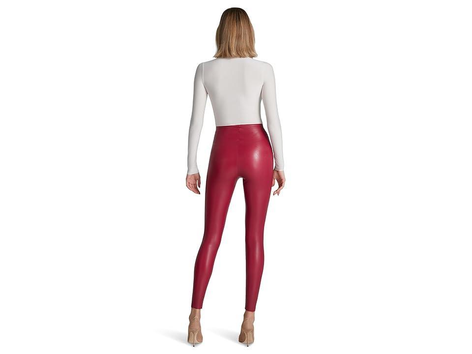 Commando Faux Leather Legging (Raspberry) Women's Dress Pants Product Image