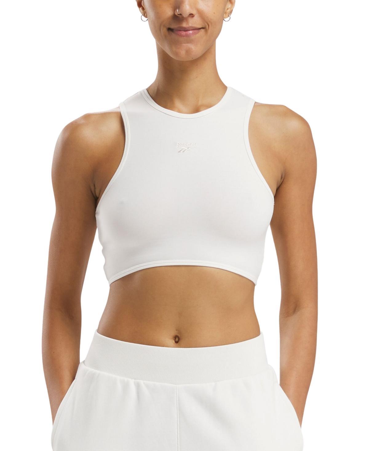 Reebok Womens Wardobe Essentials Curved-Hem Bralette Top product image