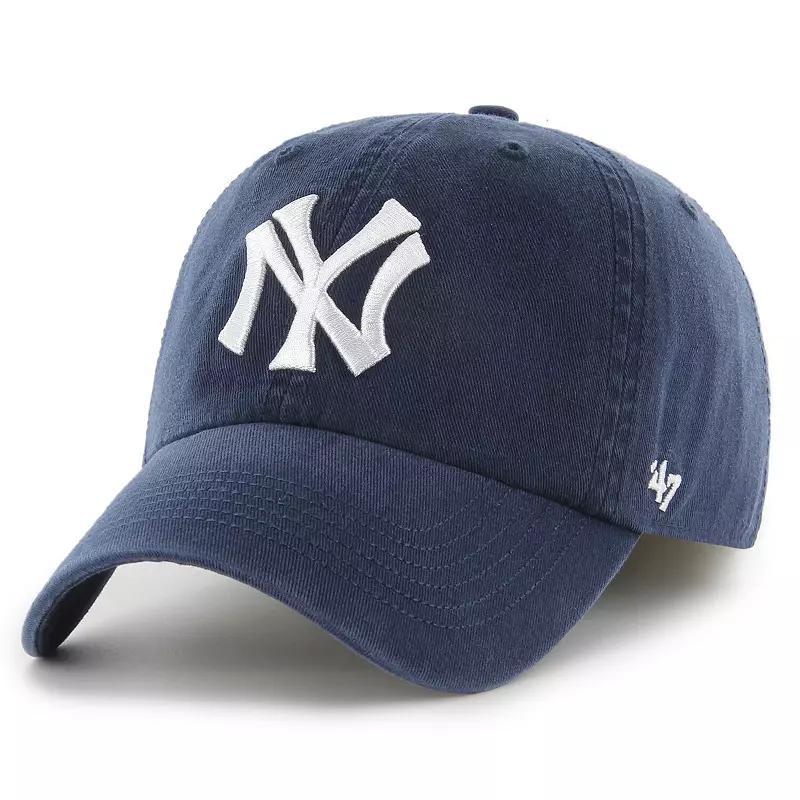 Mens 47 Brand Navy New York Yankees Cooperstown Collection Franchise Fitted Hat Product Image