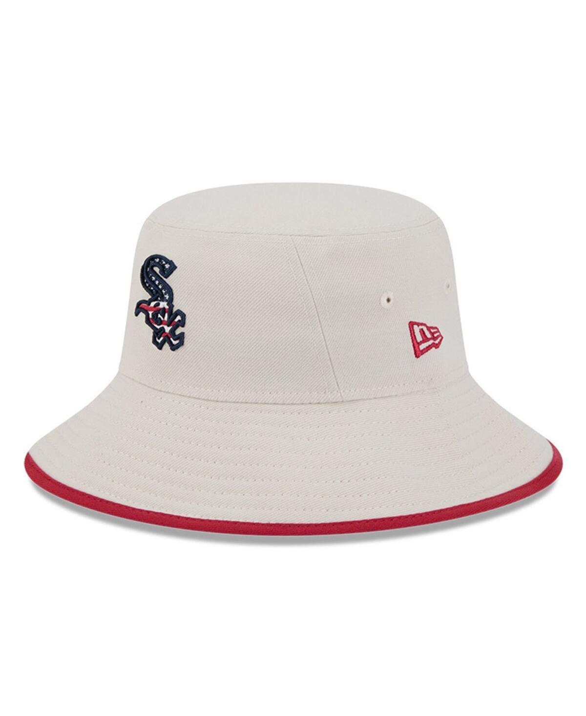 Mens New Era Khaki Chicago White Sox 2024 Fourth of July Bucket Hat Product Image