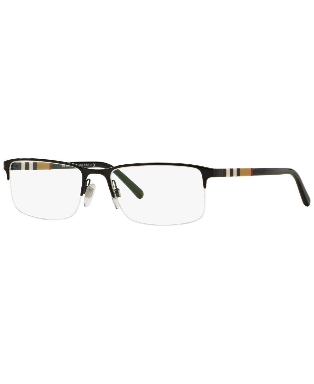 Burberry BE1282 Mens Rectangle Eyeglasses - Black Product Image