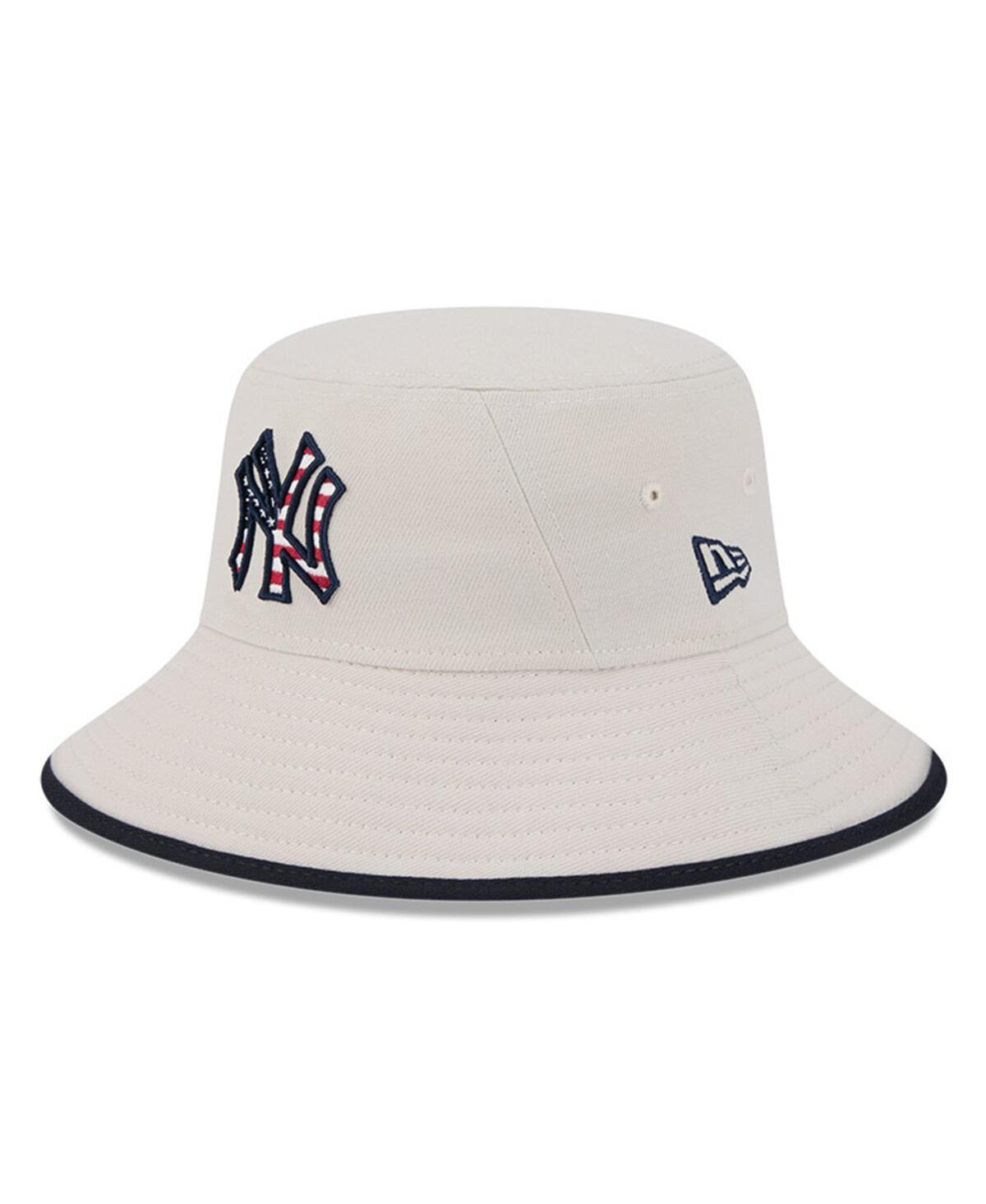 Mens New Era Khaki New York Yankees 2024 Fourth of July Bucket Hat Product Image