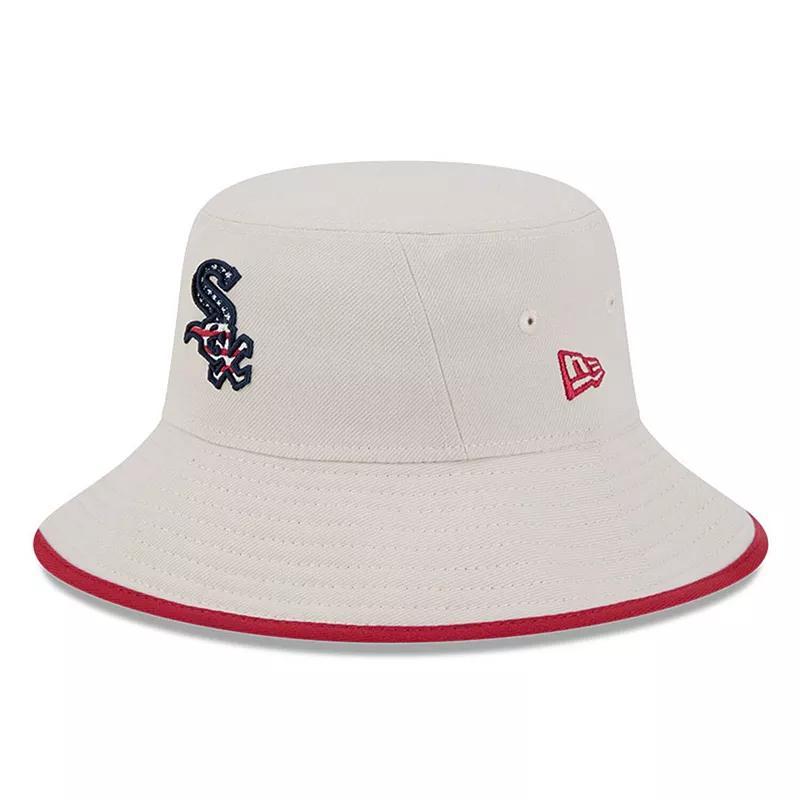 Mens New Era Khaki Chicago White Sox 2024 Fourth of July Bucket Hat Product Image