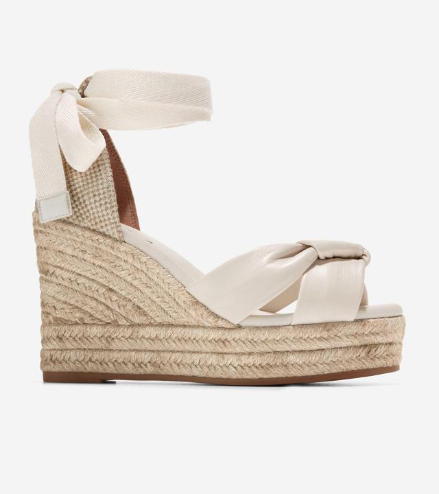 Womens Hampton Leather Espadrille Platform Sandals Product Image