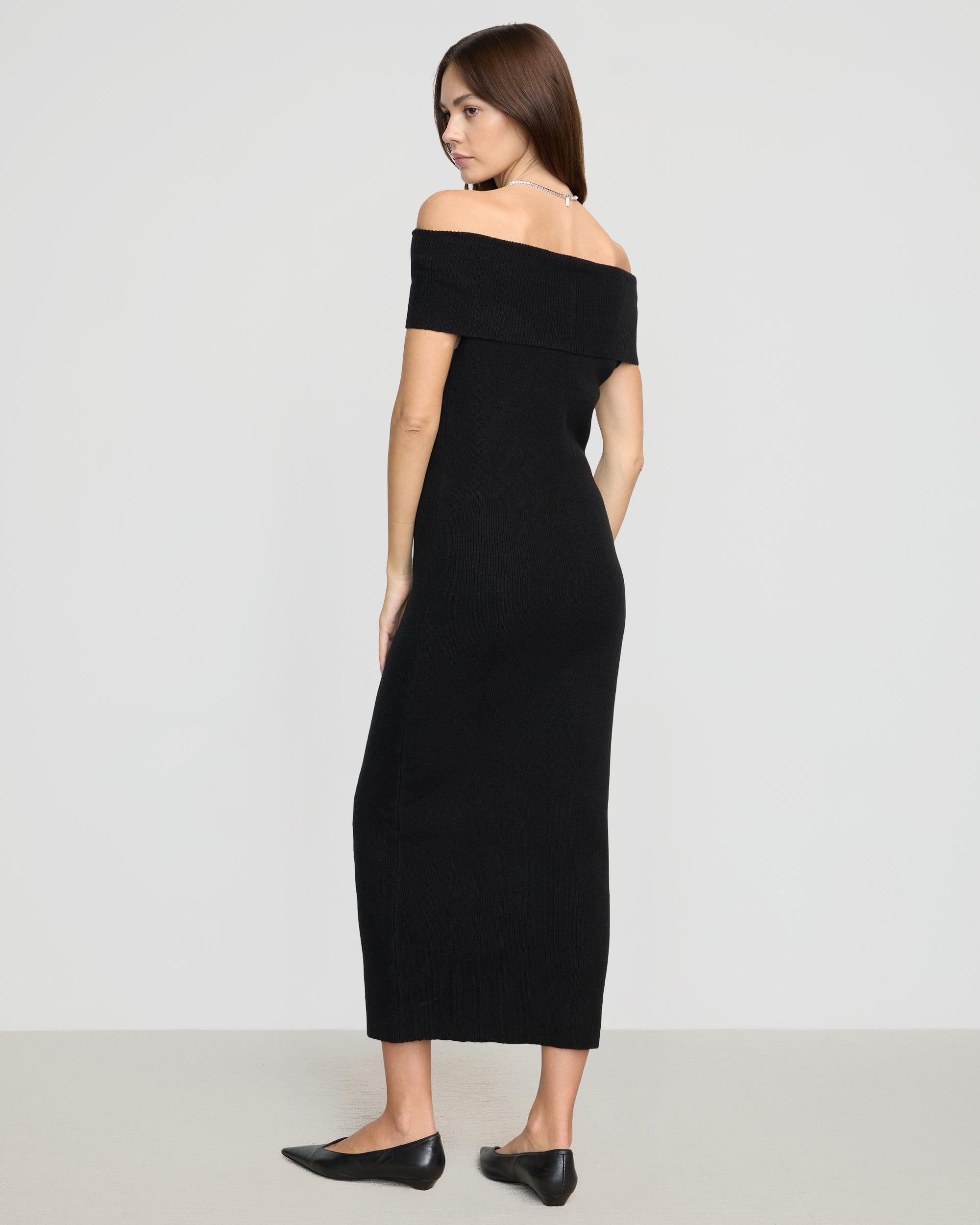 Micah Off-Shoulder Sweater Dress Product Image