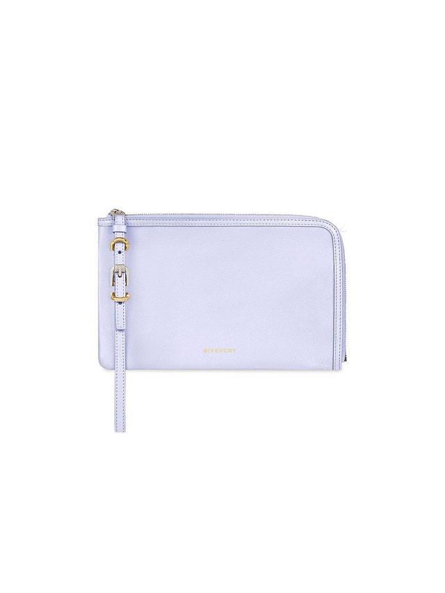 Womens Voyou Pouch In Leather Product Image