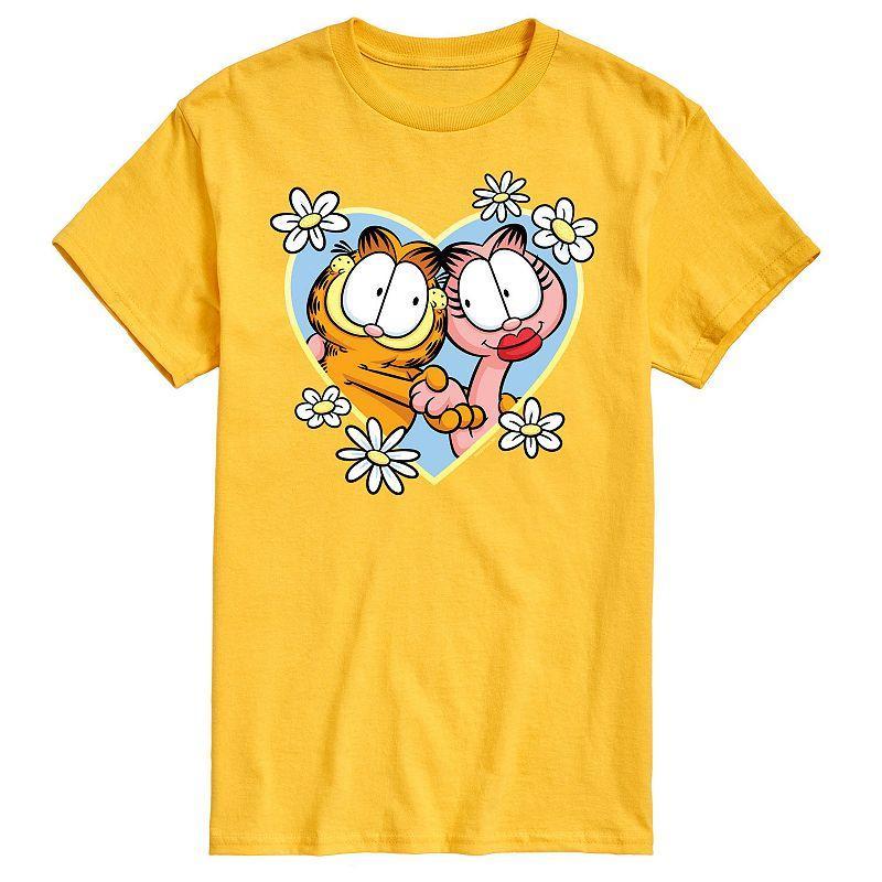 Mens Garfield Heart Graphic Tee Product Image