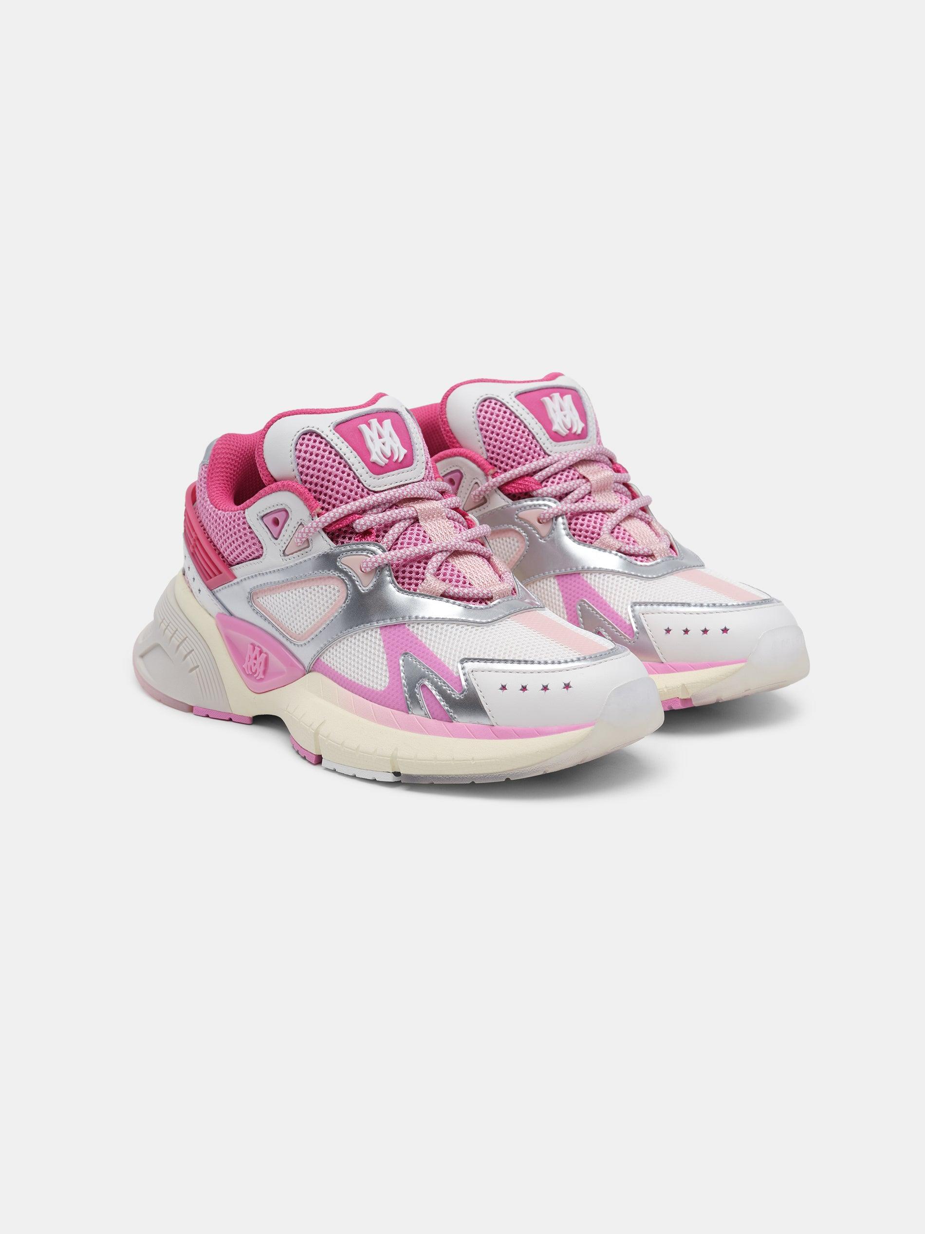 WOMEN - WOMEN'S MA RUNNER - Fuchsia Pink White Silver Female Product Image