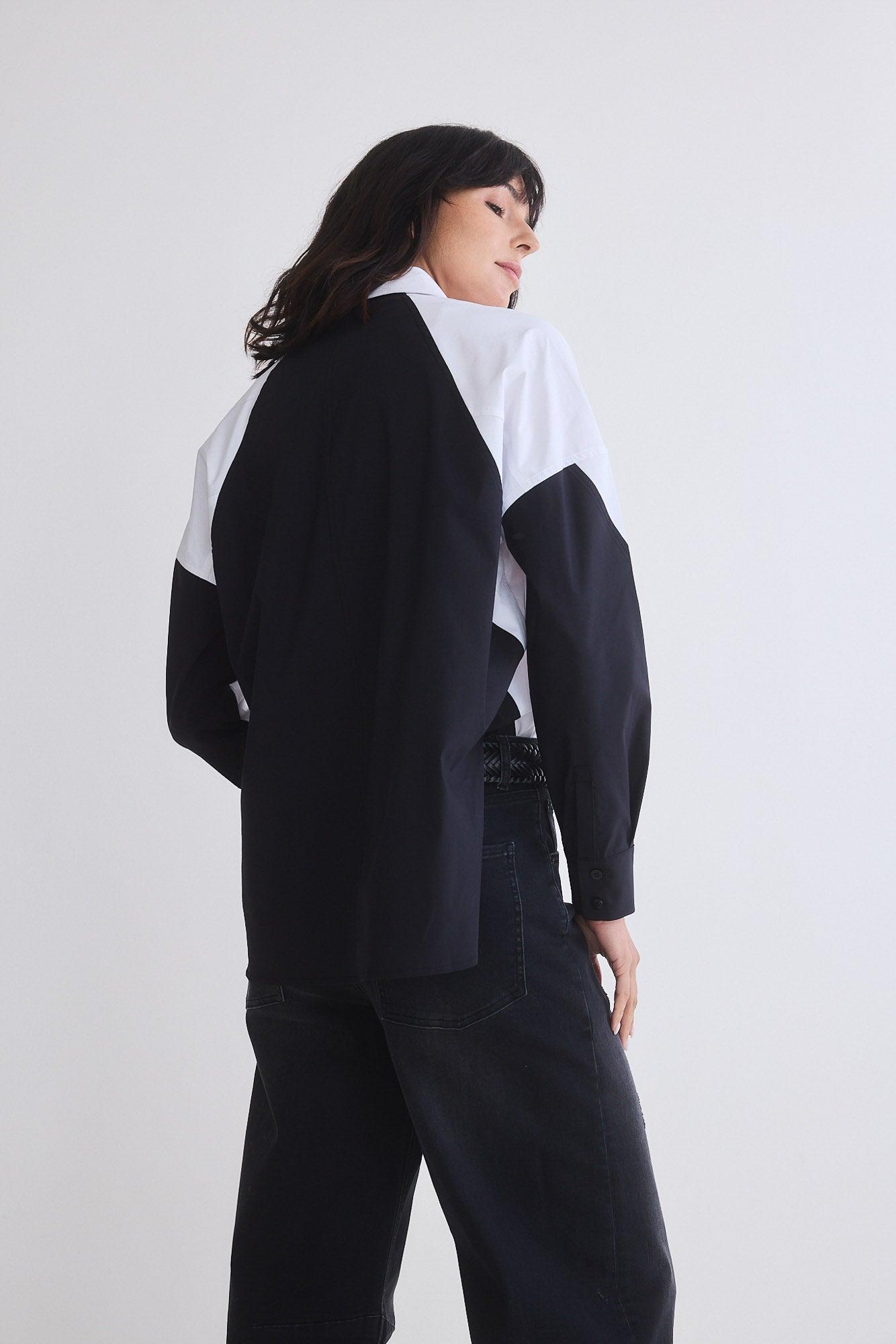 Colorblock Refine Oversized Tunic Product Image