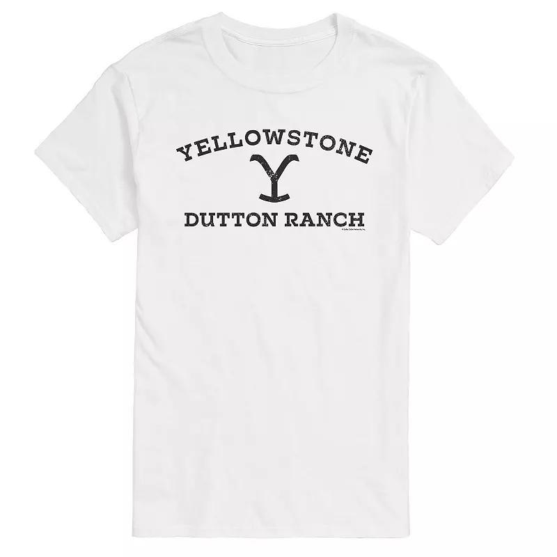 Mens Yellowstone Stone Wild Tee White Product Image