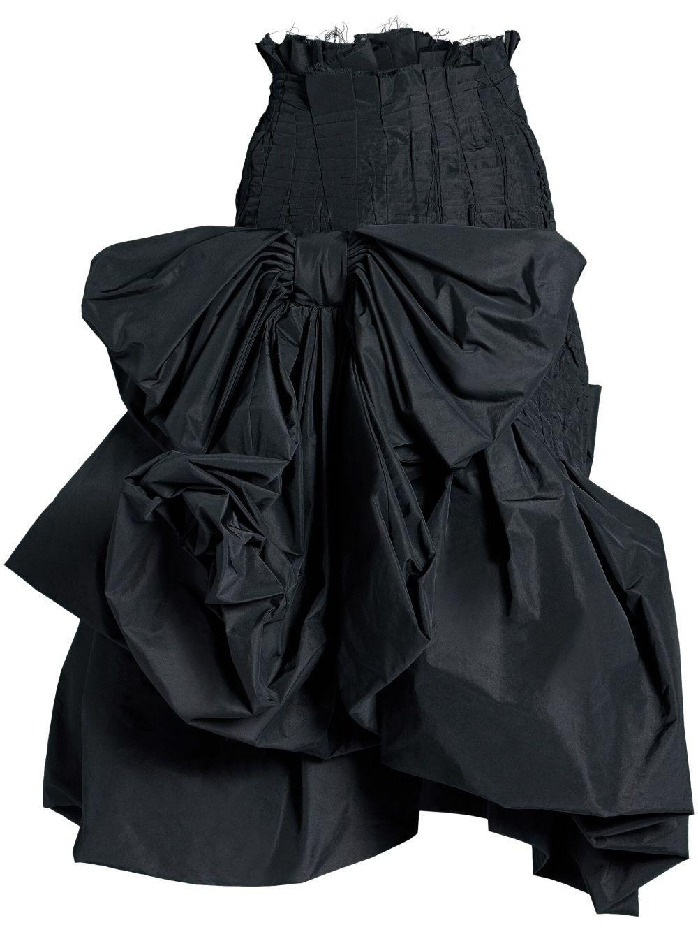 bow-detail ruffled skirt Product Image