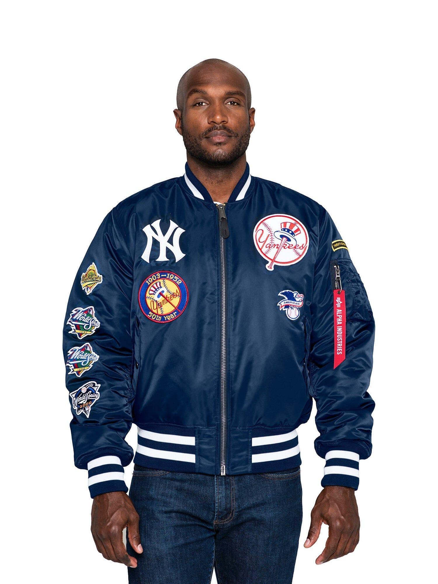 NEW YORK YANKEES X ALPHA X NEW ERA MA-1 BOMBER JACKET Product Image