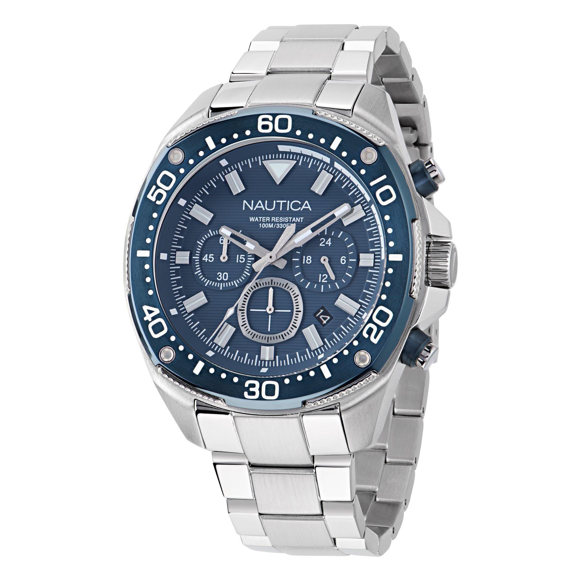 NCT Blue Sail Chronograph Stainless Steel Watch Product Image