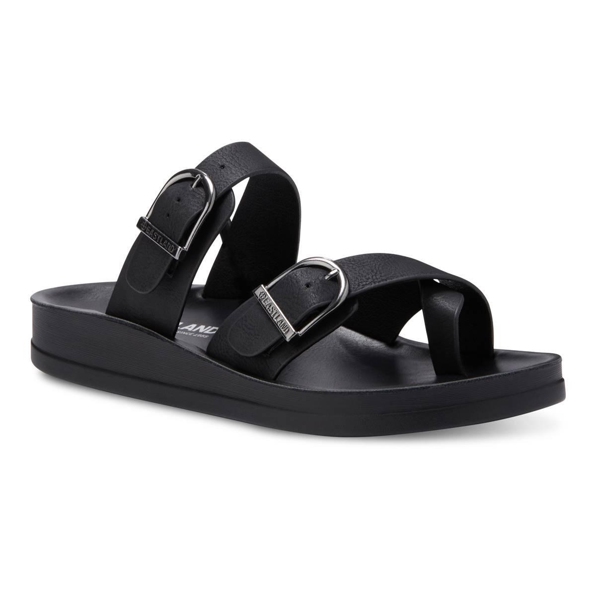 Eastland Womens Savannah Slide Sandal -BLACK Product Image