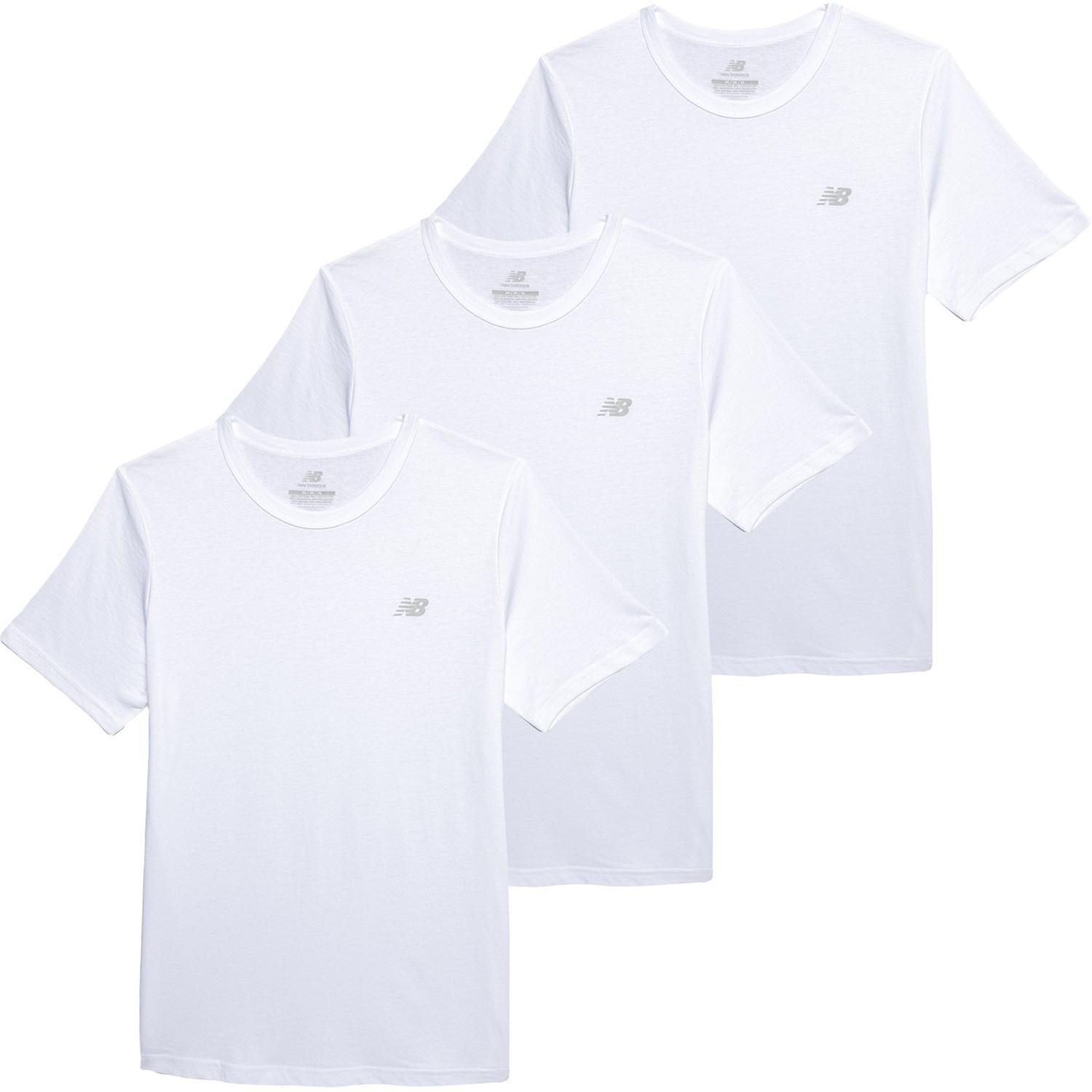 New Balance Crew Neck T-Shirt - 3-Pack, Short Sleeve Product Image