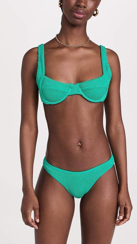 Good American Always Fit Support Demi Bikini Top | Shopbop Product Image