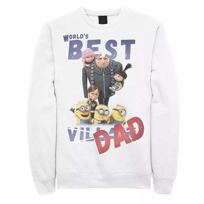 Mens Despicable Me Minions Worlds Best Dad Sweatshirt Product Image