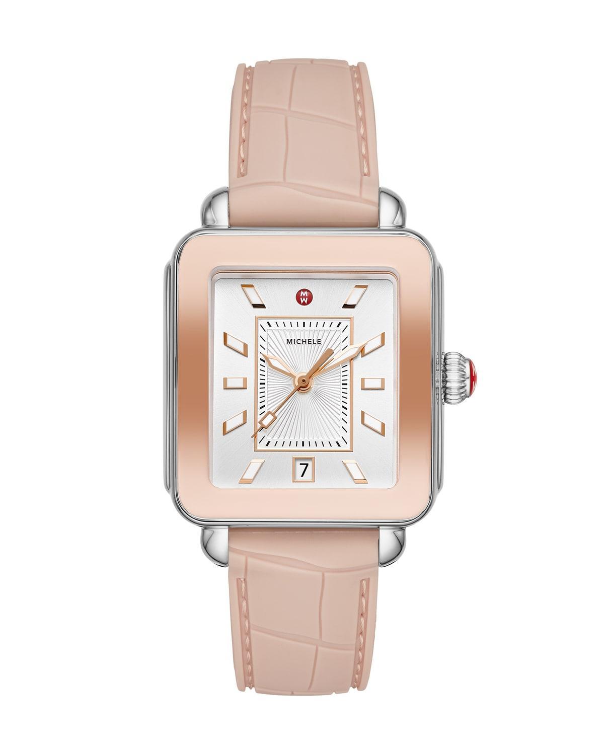 Womens Deco Sport Two-Tone Pink Gold Watch Product Image