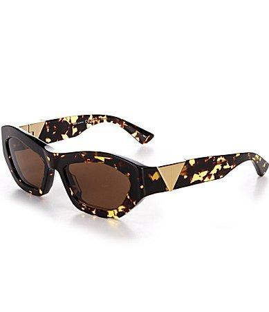 Bottega Veneta 54mm Rectangular Sunglasses Product Image