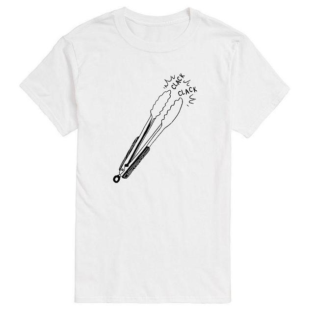 Mens Clack Clack Grilling Graphic Tee Product Image