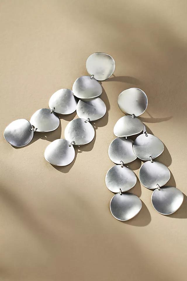 Round Discs Drop Earrings Product Image