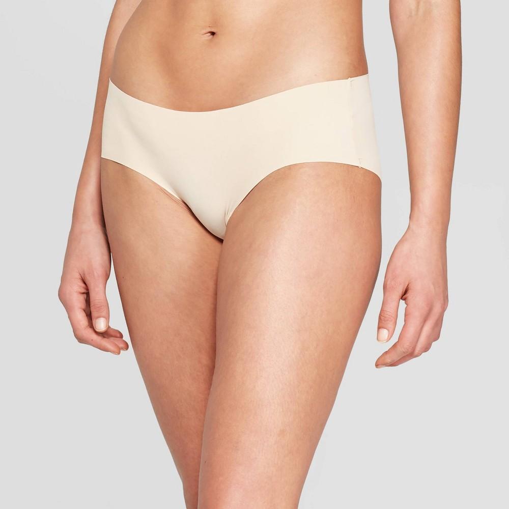 Womens Laser Cut Hipster Underwear - Auden Soft Beige XS Product Image