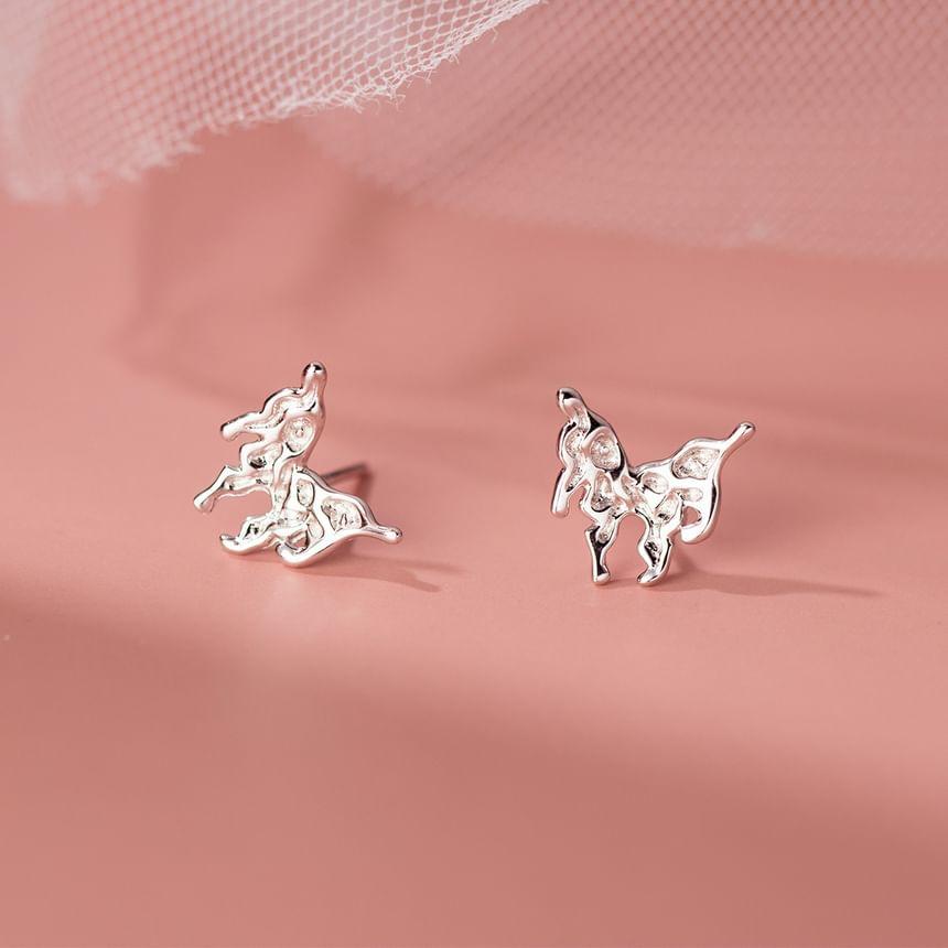 S925 Sterling Silver Butterfly Stud Earring Product Image