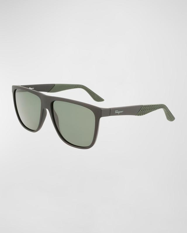 Mens Gancini Flat-Top Navigator Sunglasses Product Image