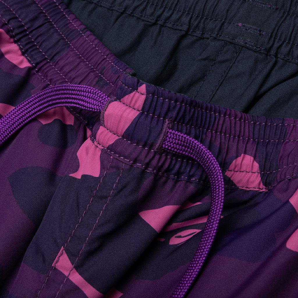 Color Camo Shark Reversible Shorts - Purple Male Product Image