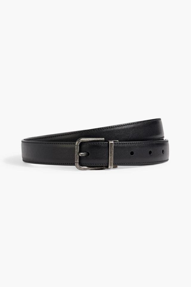 Leather Belt In Black Product Image