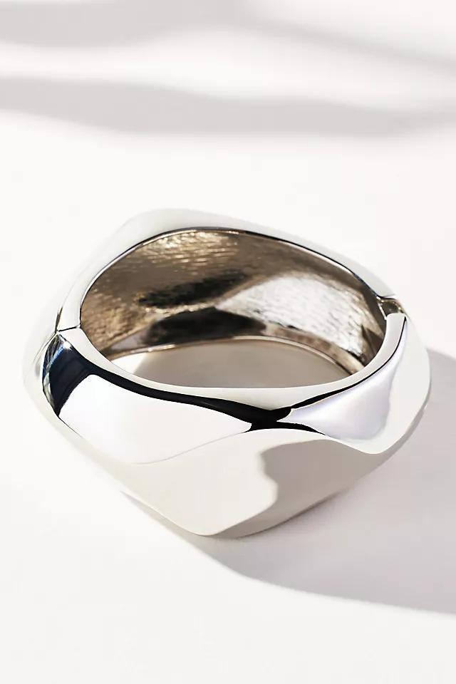 Wide Oval Bangle Bracelet Product Image