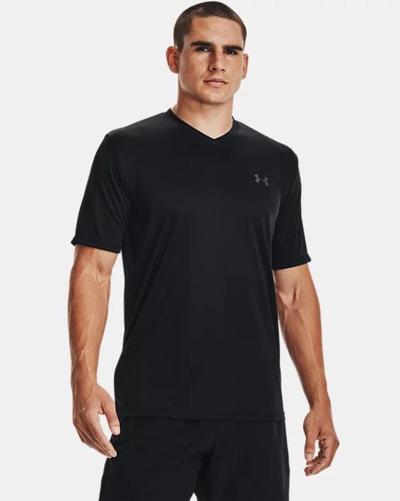 Mens UA Velocity V-neck Short Sleeve Product Image