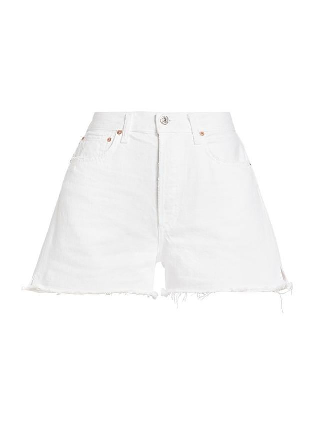 Womens Marlow High-Rise Cut-Off Denim Shorts Product Image