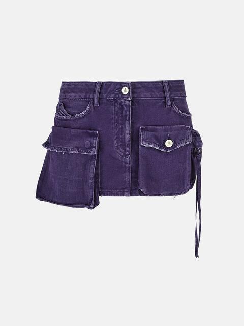 ''Fay'' purple mini skirt Product Image