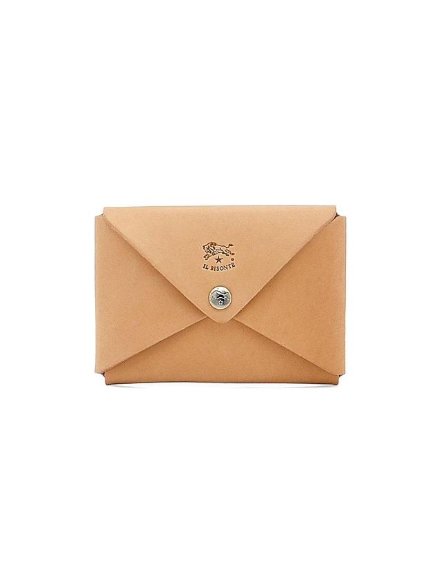 Mens Vacchetta Leather Envelope Card Case Product Image