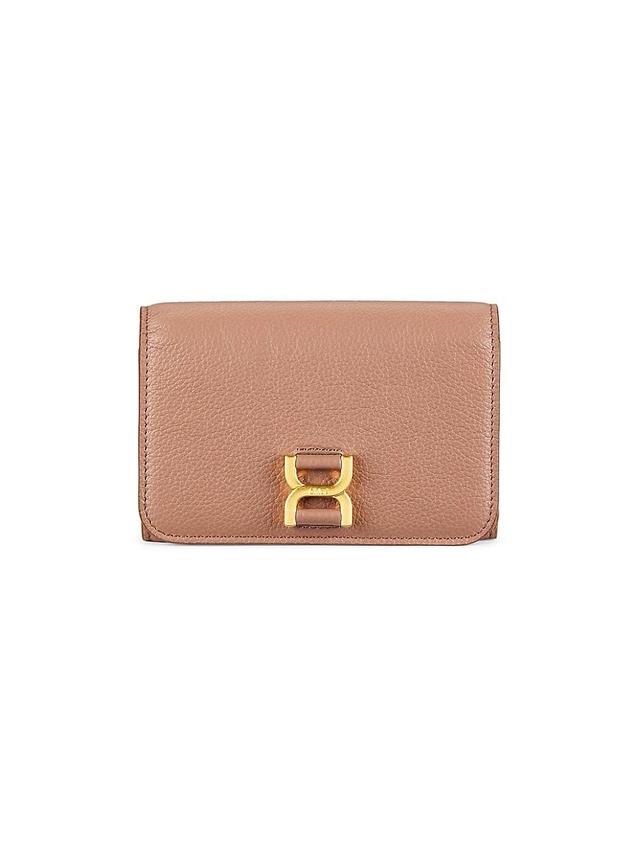 Womens Small Marcie Leather Trifold Wallet Product Image