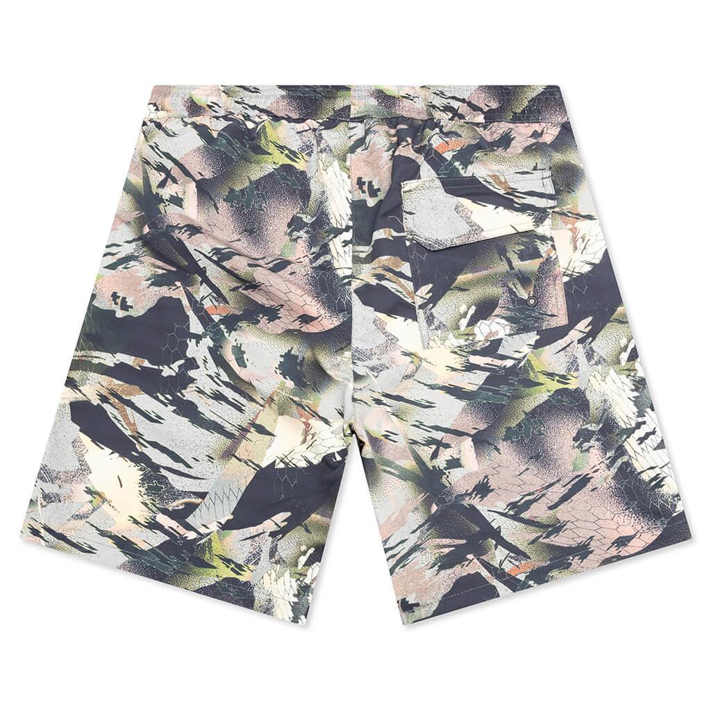 Nylon Swimshorts - Camouflage Green Male Product Image