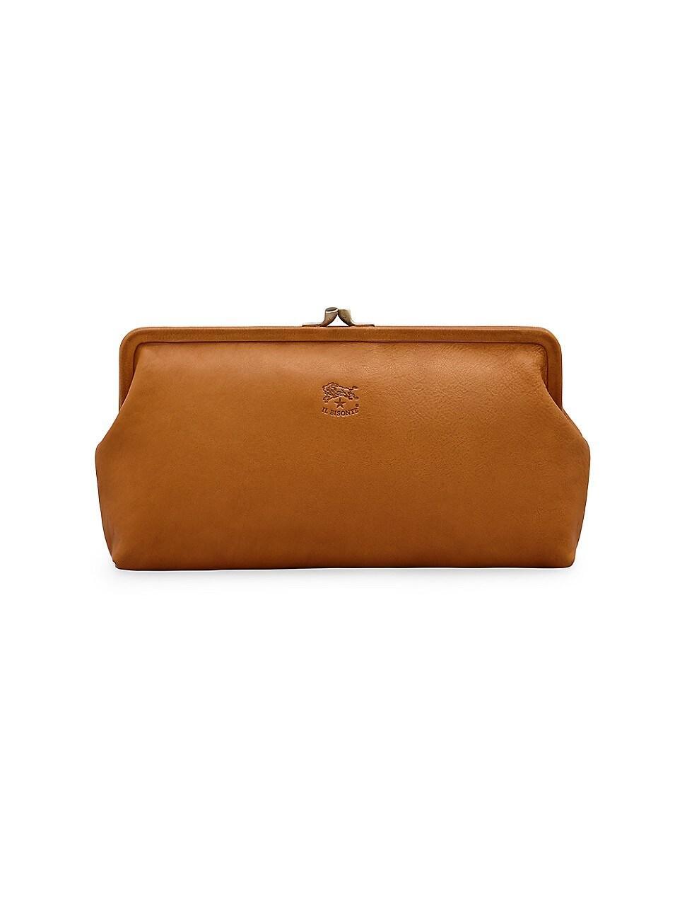 Womens Classic Leather Clutch product image