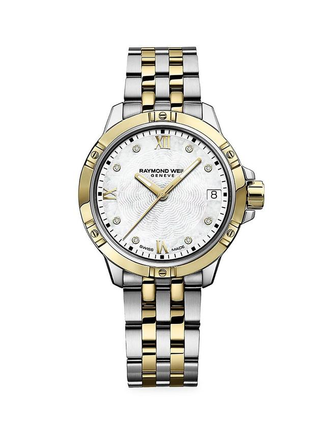 Raymond Weil Tango Two Tone Watch with Diamonds, 30mm Product Image