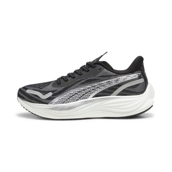 PUMA Velocity NITROâ¢ 3 Men's Running Shoes in Black/White/Silver Product Image