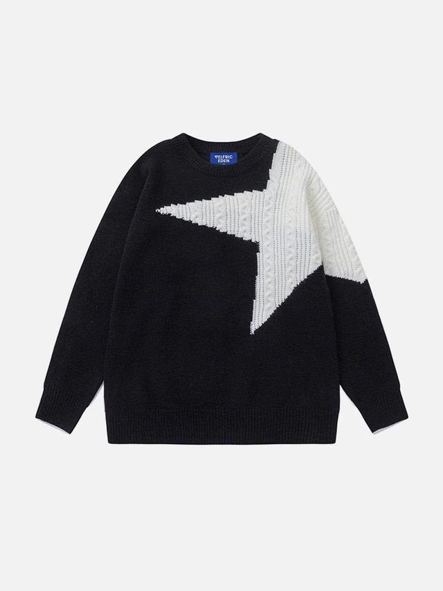 Aelfric Eden Star Patchwork Sweater Product Image