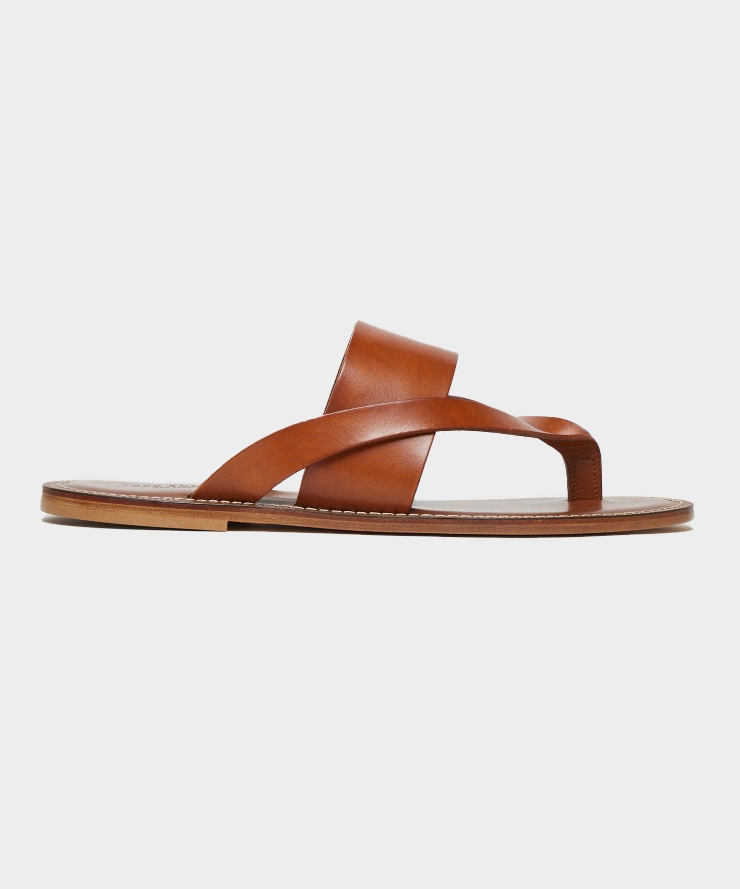 Tuscan Leather Thong Cross Sandal product image