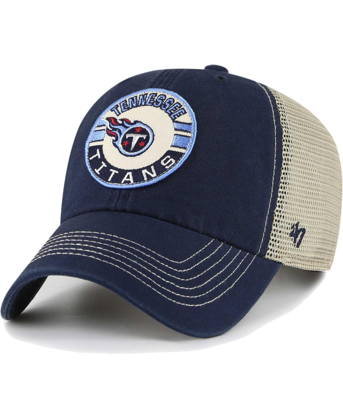 Mens 47 Brand Navy Tennessee Titans Notch Trucker Clean Up Adjustable Hat - Navy Product Image