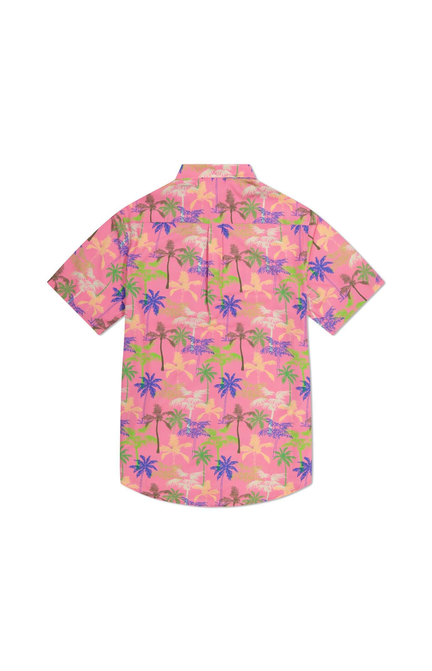 WeSC America Inc Mens Oden Miami Palms AOP Camp Shirt - Product Image