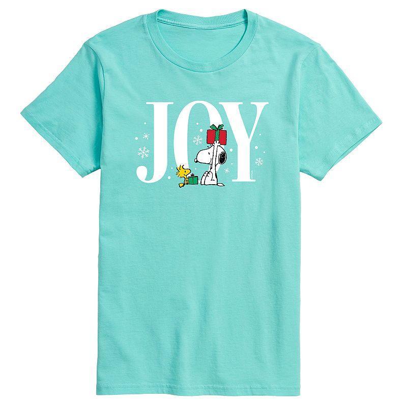 Big & Tall Peanuts Snoopy Joy Tee, Mens Black Product Image