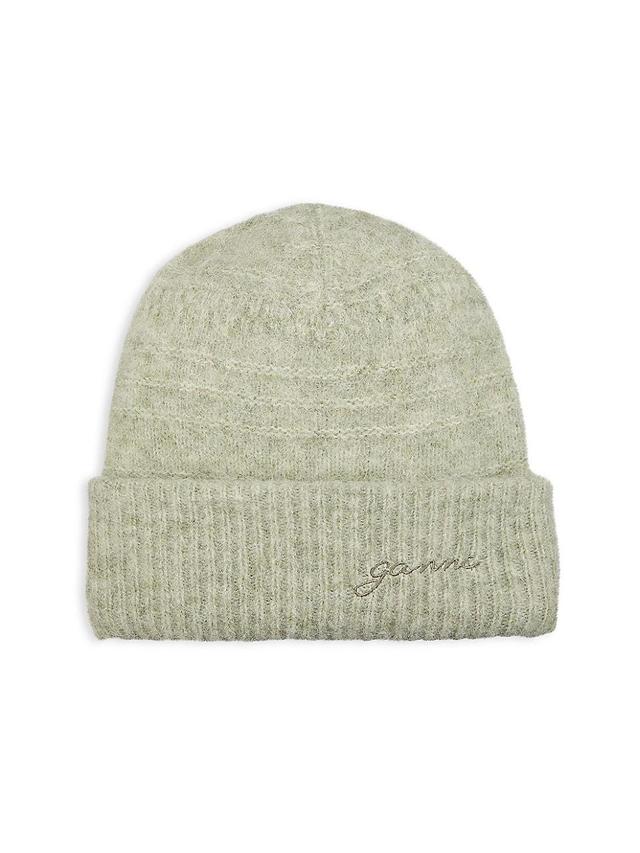 Womens Logo Alpaca & Wool Beanie Product Image