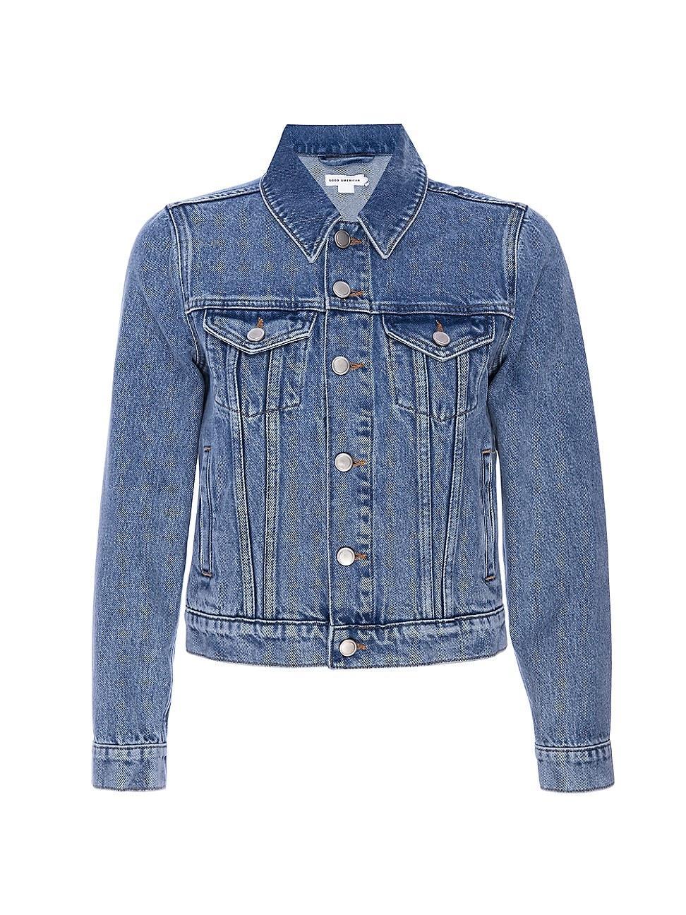 Womens Shrunken Trucker Jacket Product Image