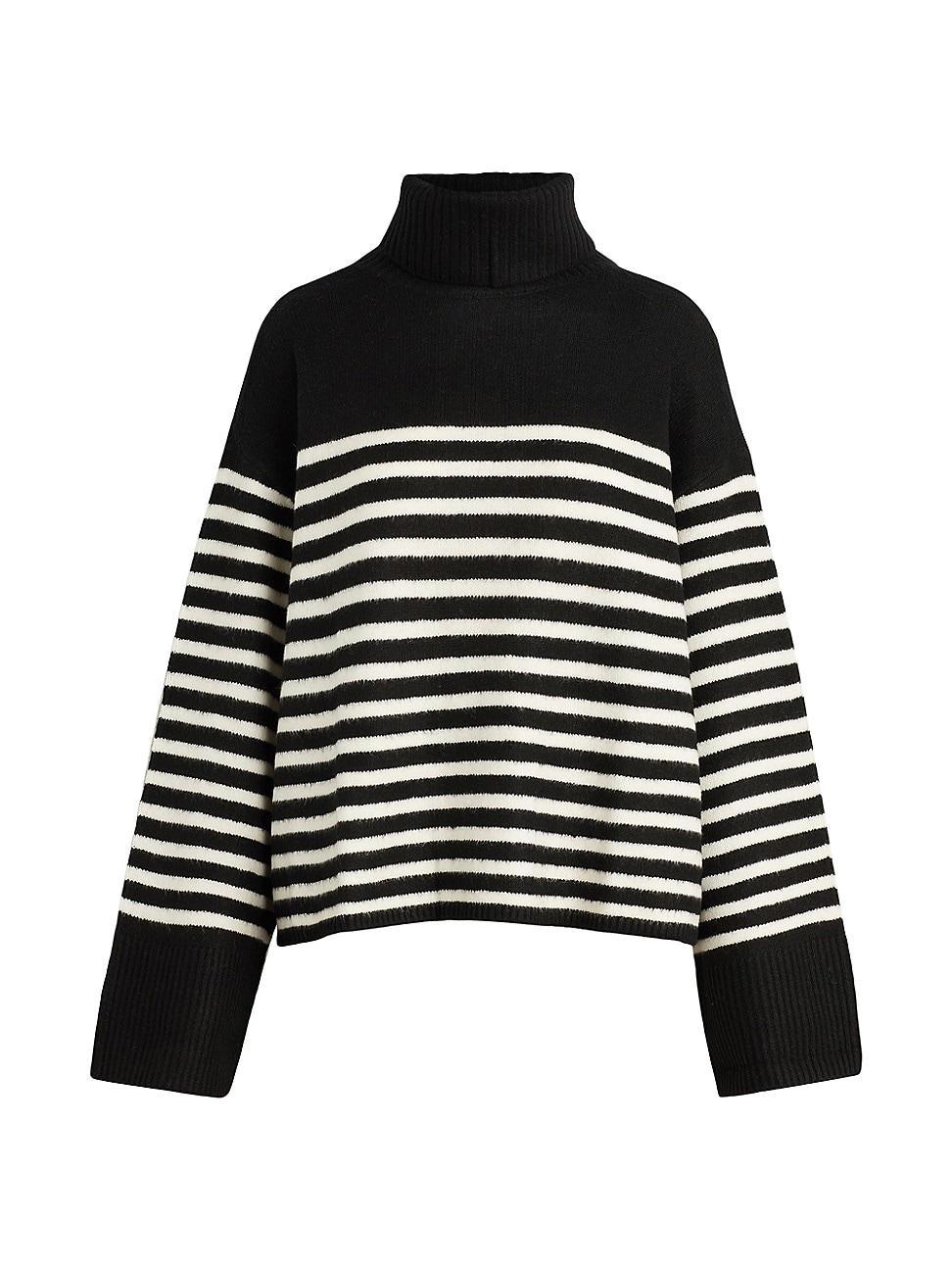 Womens The Penelope Striped Turtleneck Sweater Product Image