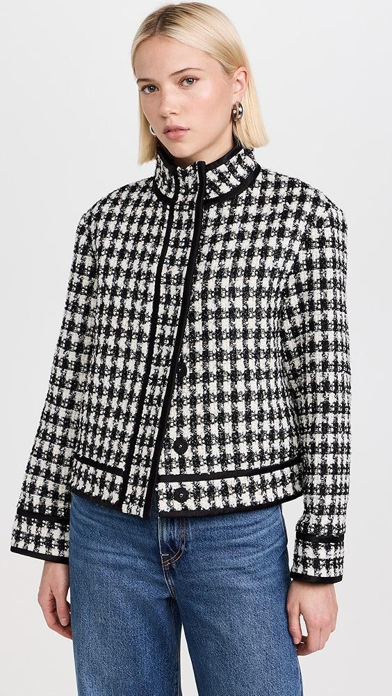 alice + olivia Corwin Boat Collar Jacket | Shopbop Product Image