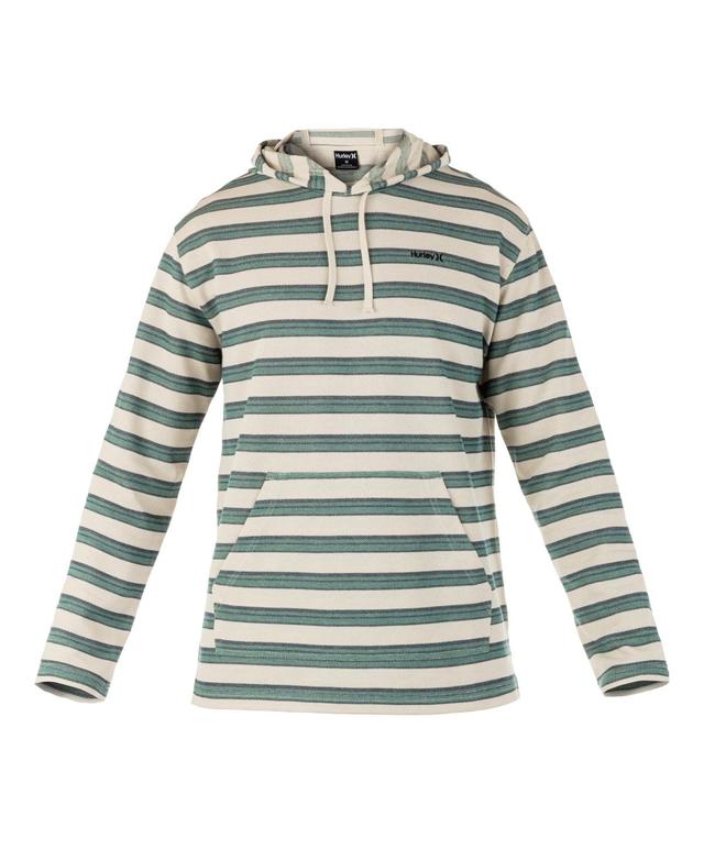 Hurley Mens Striped Modern Surf Poncho Hoodie Product Image